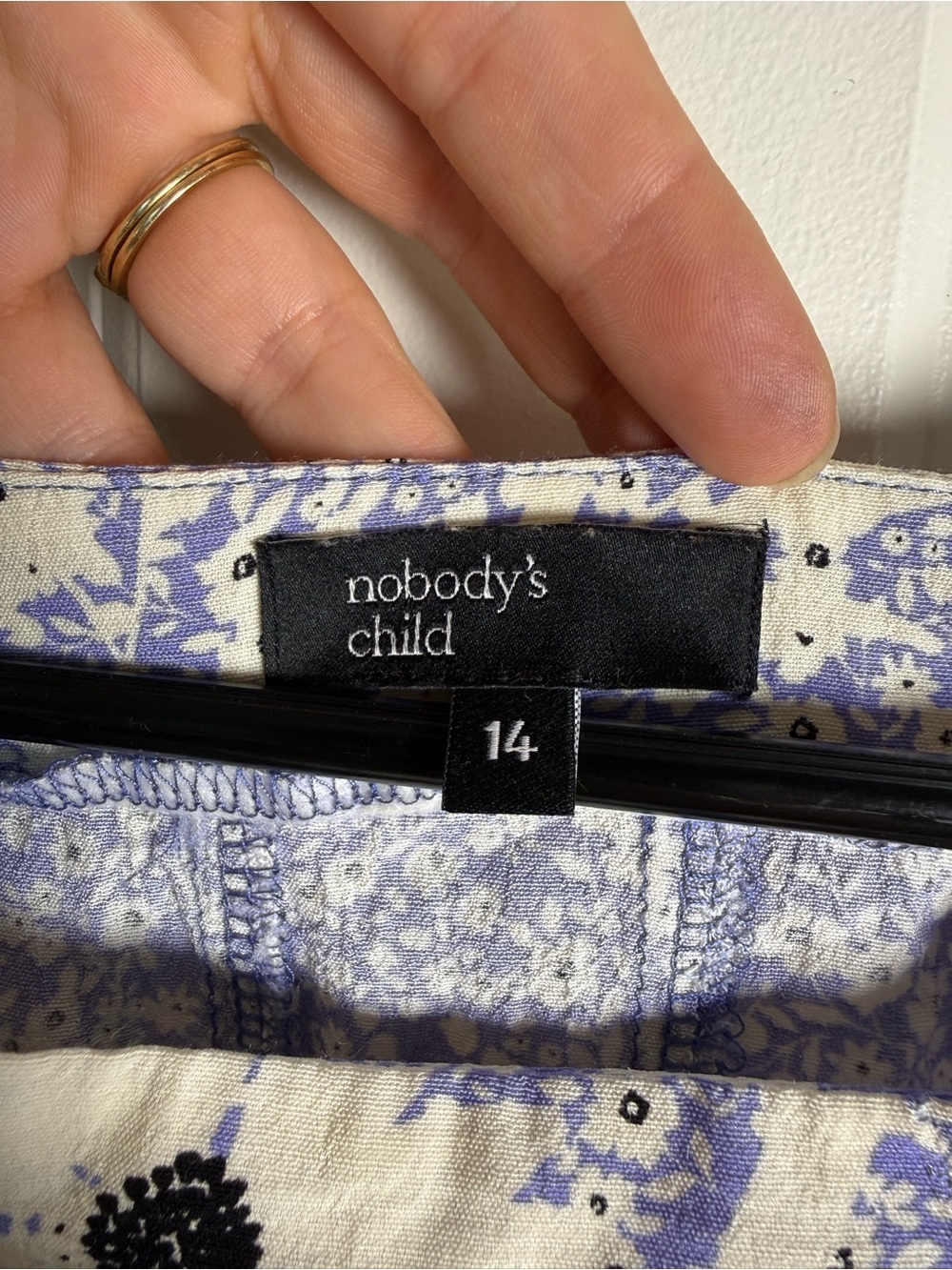 Nobody's Child Floral Lavender Midi Skirt - Picture 2 of 3